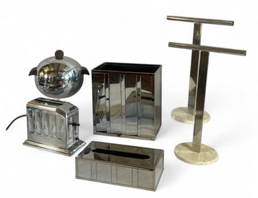 A Collection of Art Deco to Mid Century Chrome Articles