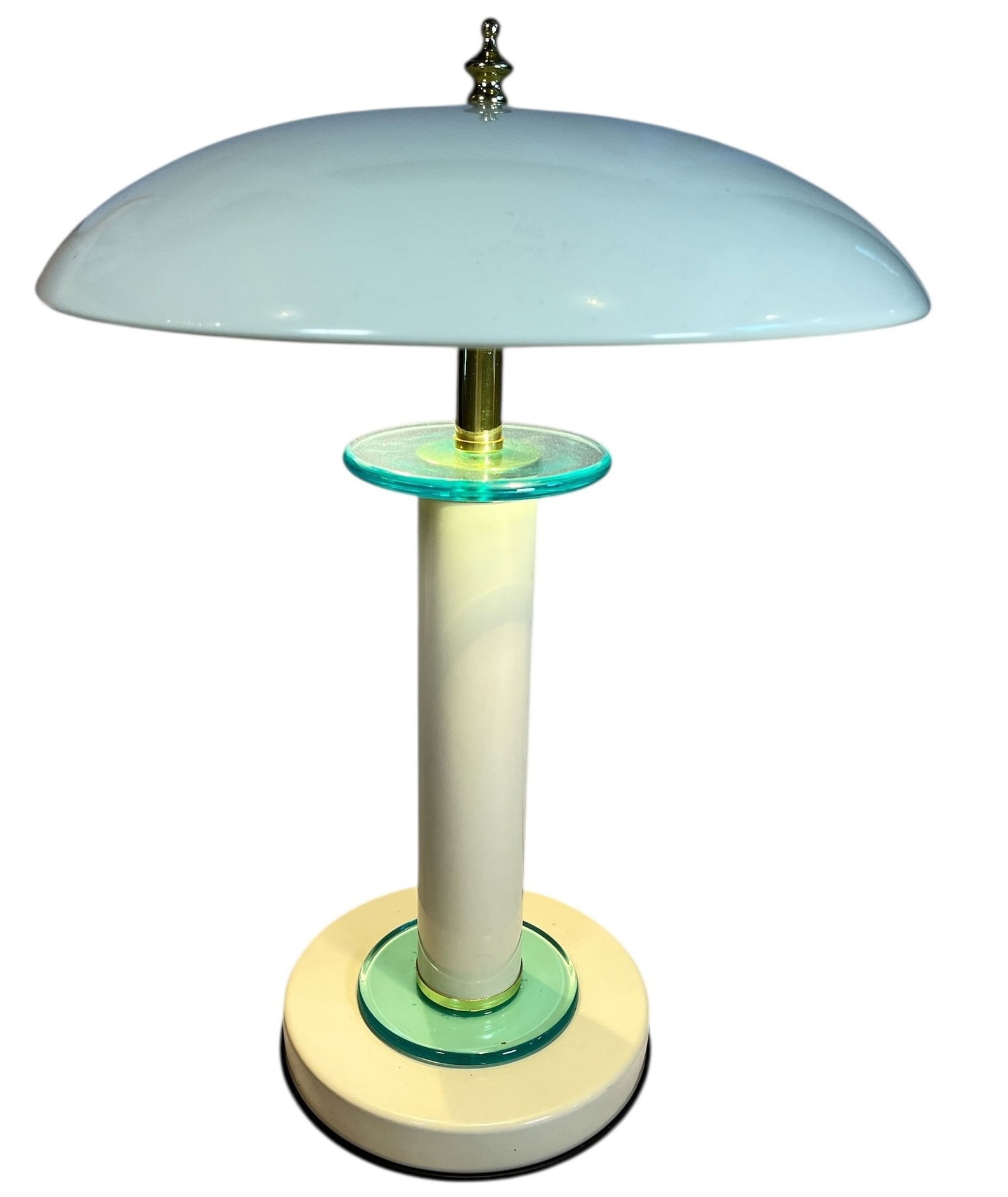 A Postmodern UFO Style Lucite Accent Lamp (1 of 3)
