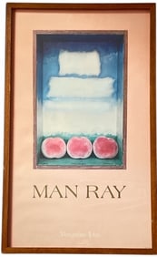 Vintage MAN RAY "Pechage" Three Peaches Exhibition Poster