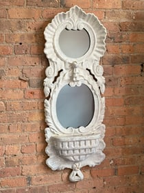 VIC Style Double Mirror Wall Pocket