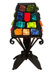 PETER MARSH Petit Stained Glass Accent Lamp