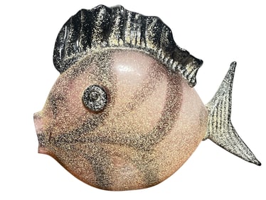 A Postmodern Art Glass Fish