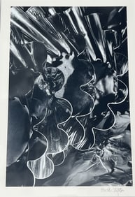 A DAVID CLIFTON Signed Black and White Photograph Print