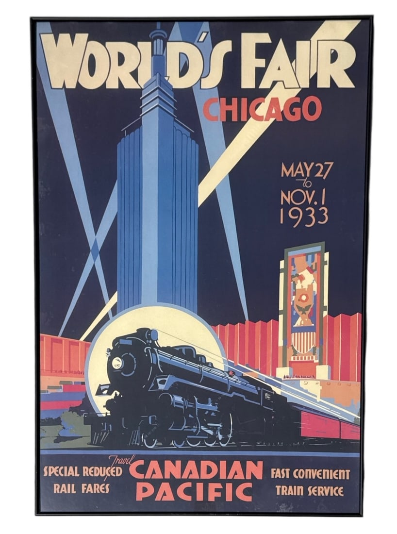 A World's Fair Chicago,1933 (Canadian Pacific Railway) Poster Print (1 of 2)