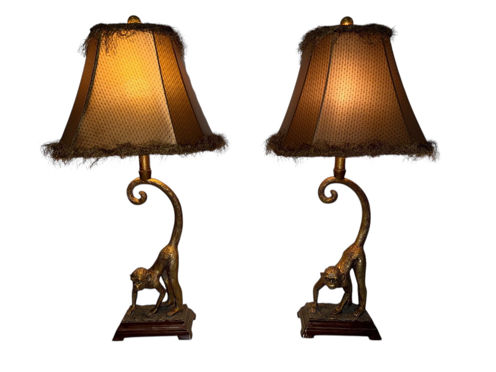 Figural Monkey Lamps, In The Style of MAITLAND SMITH (1 of 5)