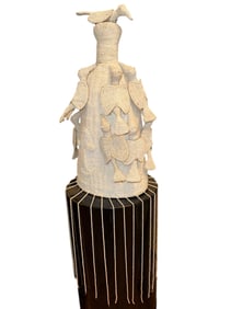 African Yoruba Beaded Bird Statue / Crown