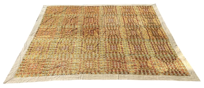 Large Indian Mirrored Tapestry