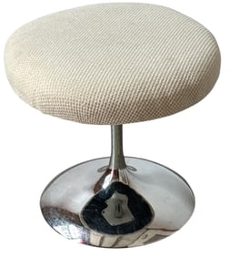 Mid Century Chrome Stool