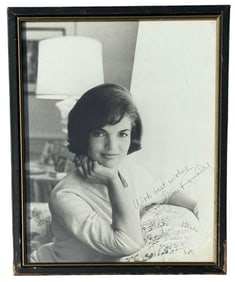 A Signed Photograph of JACQUELINE KENNEDY, Best Wishes