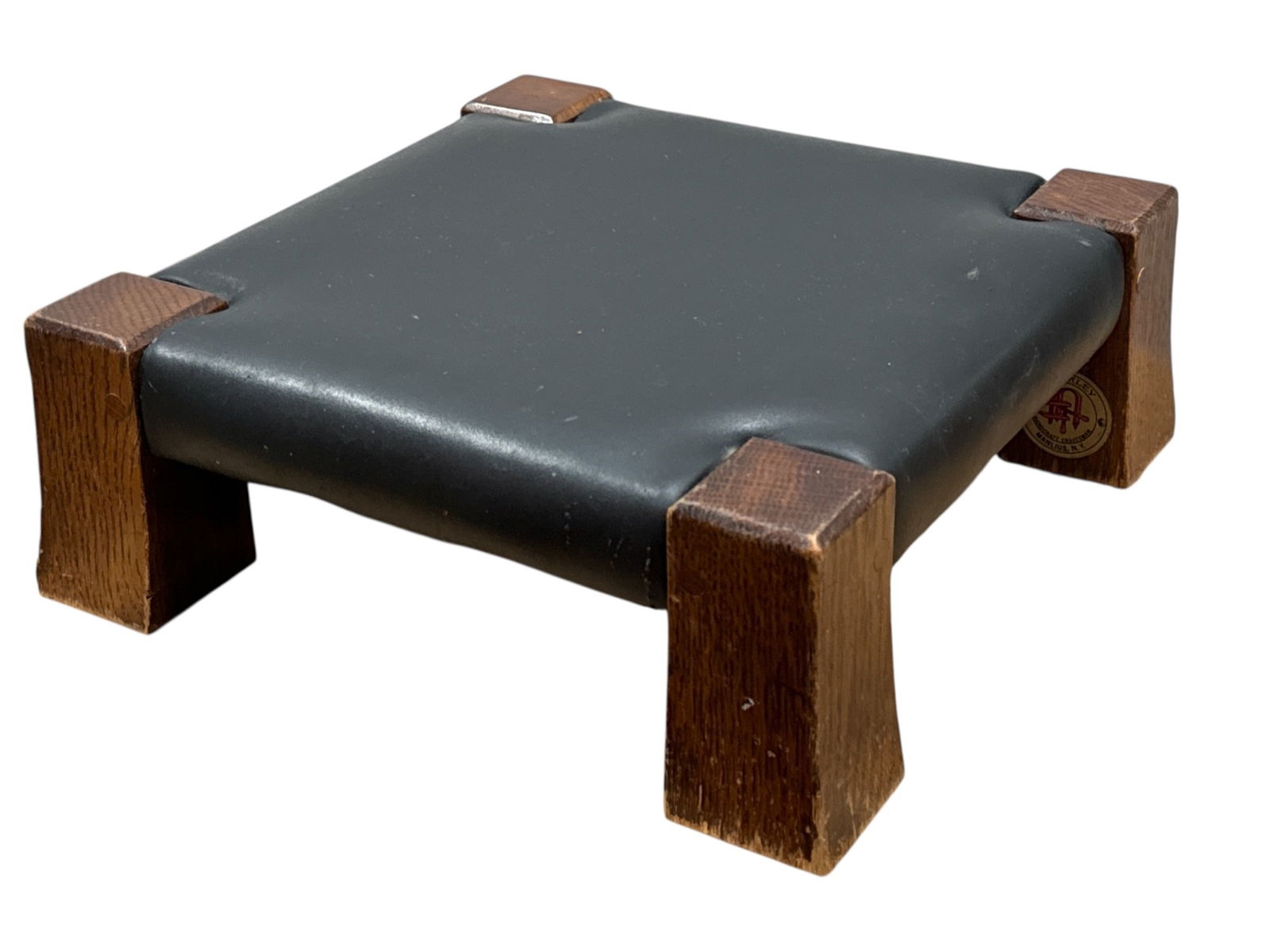 GUSTAV STICKLEY "Monk" Footstool (1 of 5)