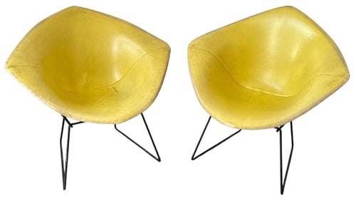 HARRY BERTOIA for KNOLL "Diamond" Chair, Pair