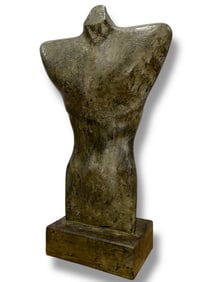 GWEN LUX (America/Chicago, 1908-2001) Nude Torso Ceramic Sculpture, 1948