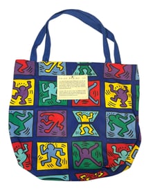 A KEITH HARING 1982 Pop Art Tote Bag