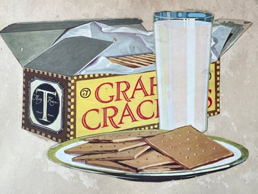 A 1950s Advertisement Collage, Graham Crackers