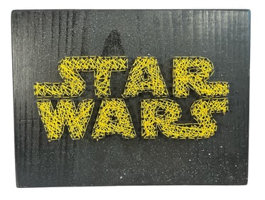 A Mid Century STAR WARS String Art Wall Hanging
