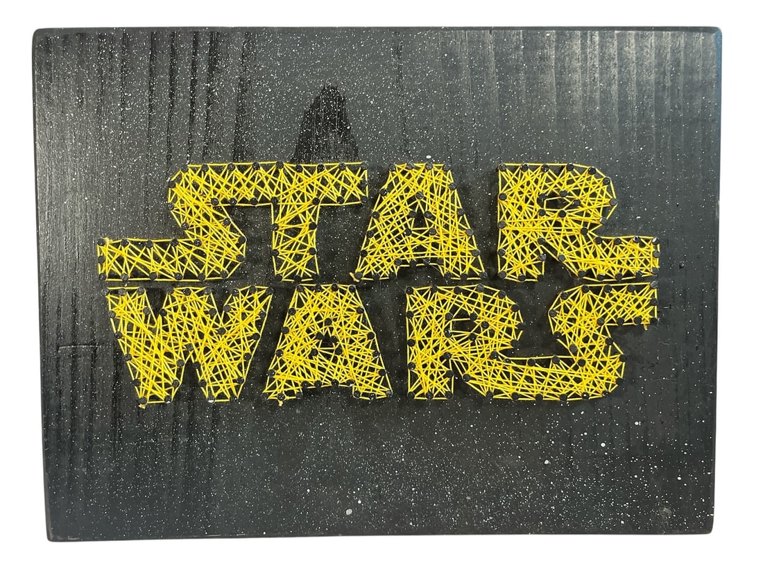 A Mid Century STAR WARS String Art Wall Hanging (1 of 3)