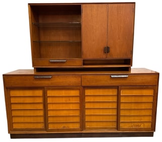 EDWARD WORMLEY for DUNBAR Two Piece Cabinet