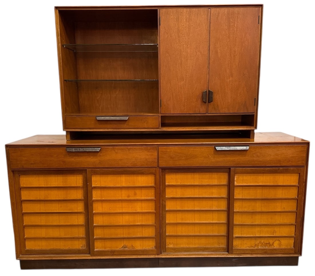 EDWARD WORMLEY for DUNBAR Two Piece Cabinet (1 of 11)