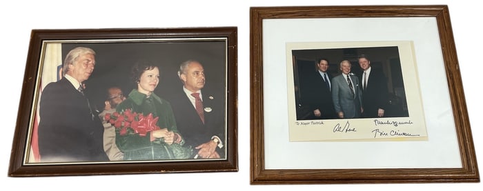 Two Historical Photographs, GORE, CLINTON, CARTER, PASTRICK