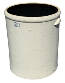 20 Gallon Stoneware Crock