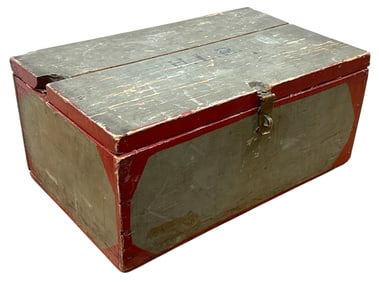 Antique Primitive American Storage Box