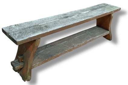 Primitive American Country Bench