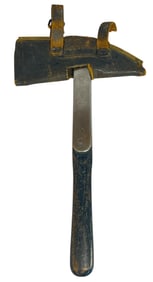 Vintage Fireman Axe with Leather Holster