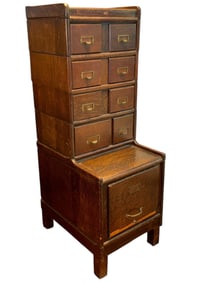 Quartersawn Oak WEIS File Storage Cabinet