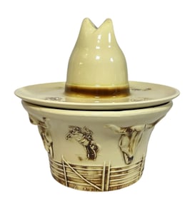A MCCOY Cowboy Hat Cookie Jar
