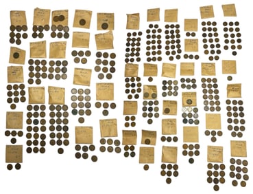 Large Collection of Indian Head Pennies