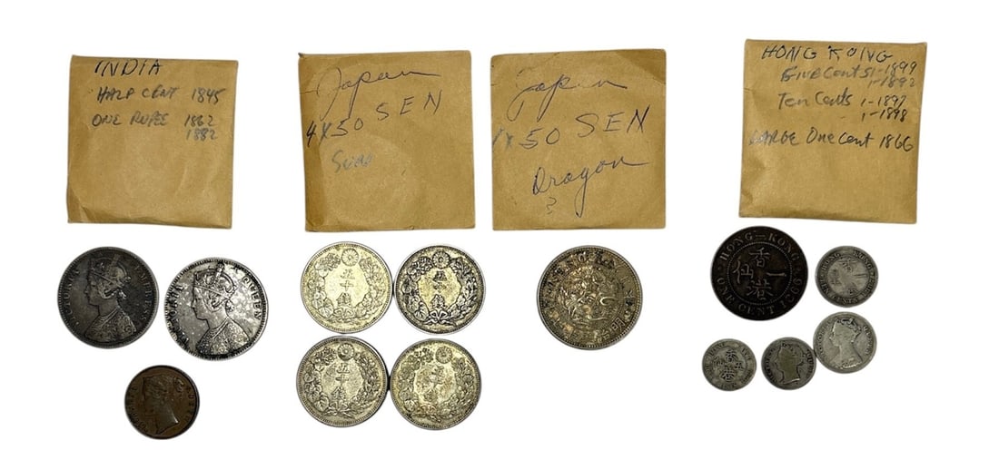 An Assortment of Asian Coins (1 of 2)