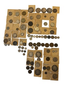 A Large Collection of Early Mixed International Coins