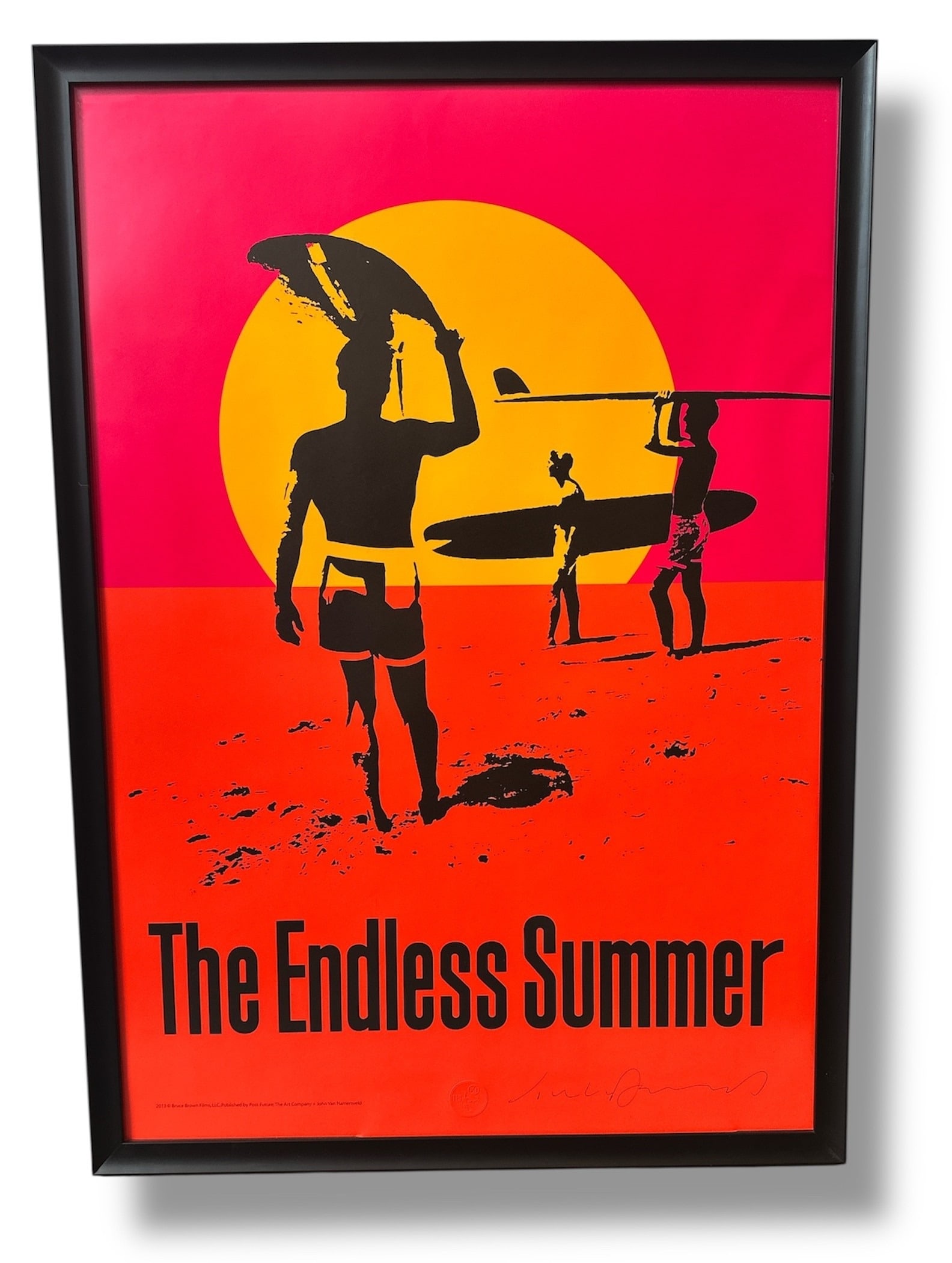 JOHN VAN HAMERSVELD The Endless Summer 50th Anniversary Signed Print (1 of 3)