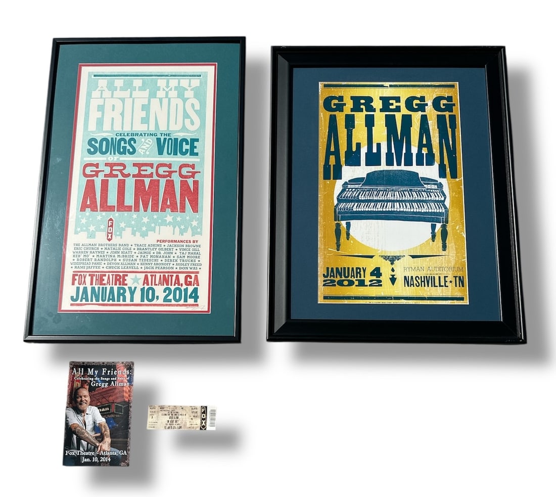 Two GREGG ALLMAN Concert Posters (1 of 1)