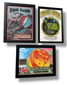 Lot 3 PHIL LESH AND FRIENDS Concert Posters