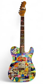POPS CASEY Folk Art New Orleans Guitar