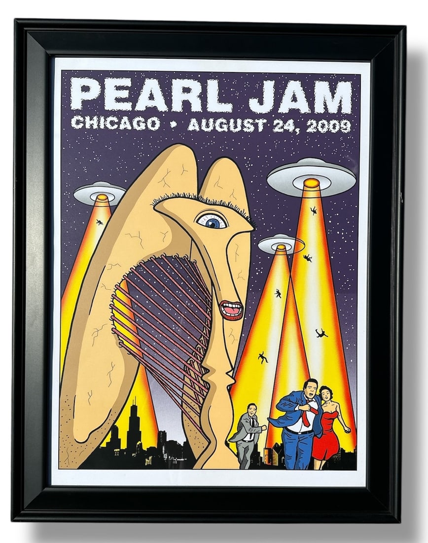 PEARL JAM Concert Poster Chicago 2009 (1 of 1)