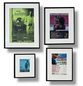 Collection of Framed Concert Bills