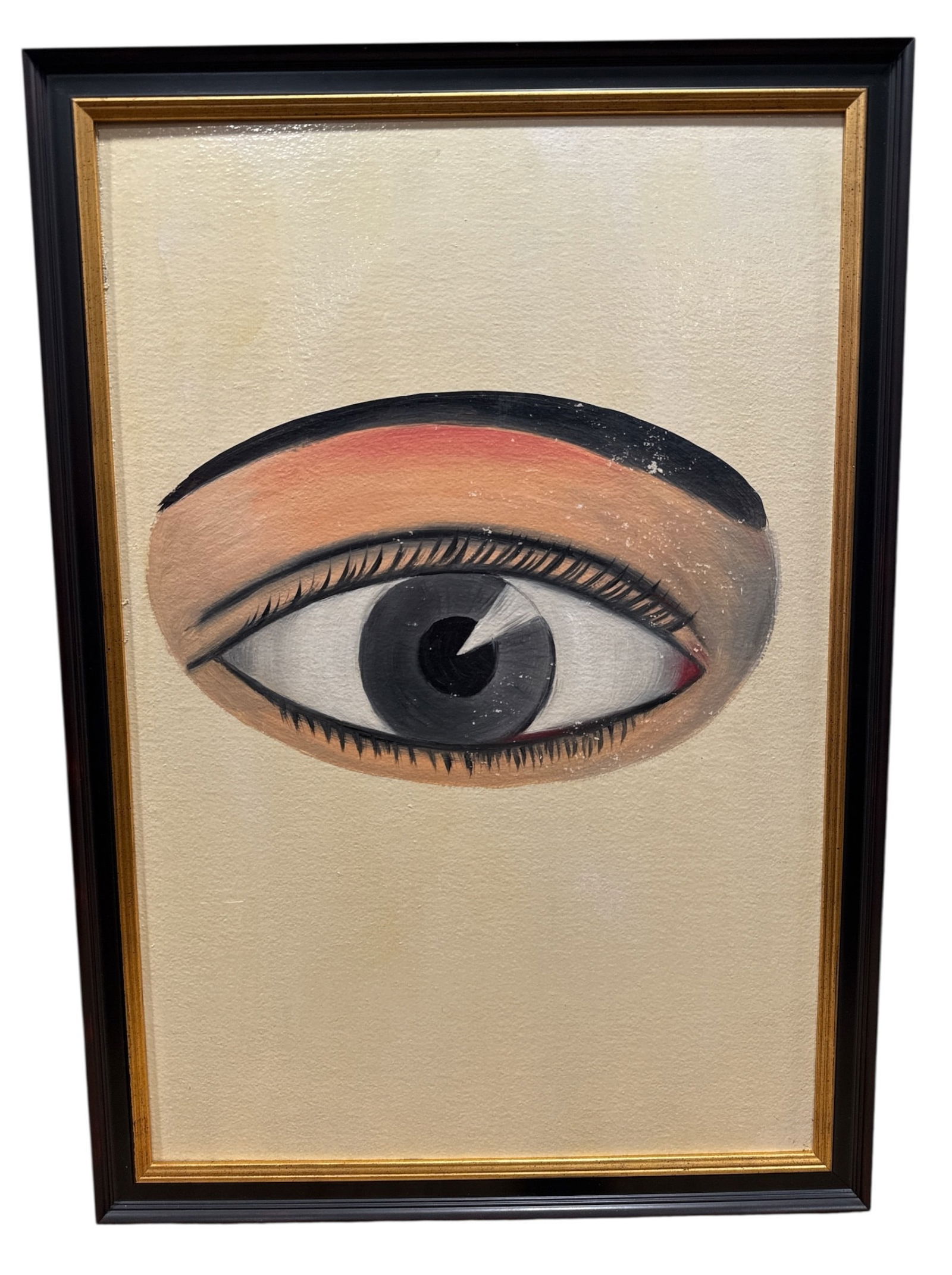 An Odd Fellows All Seeing Eye Oil Painting (1 of 2)