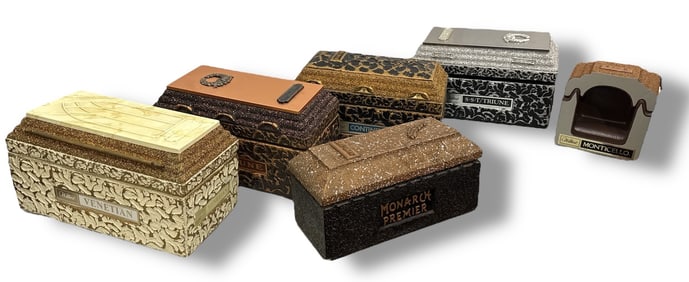 Rare Oddities, Salesman Sample Burial Casket Vaults
