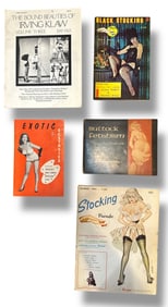 Vintage Pinup Magazines & Ephemera 1940's-1960's Includes IRVING KLAW, The Bound Beauties