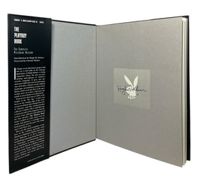 PLAYBOY '40th Anniversary' HUGH HEFNER Hand-Signed Book