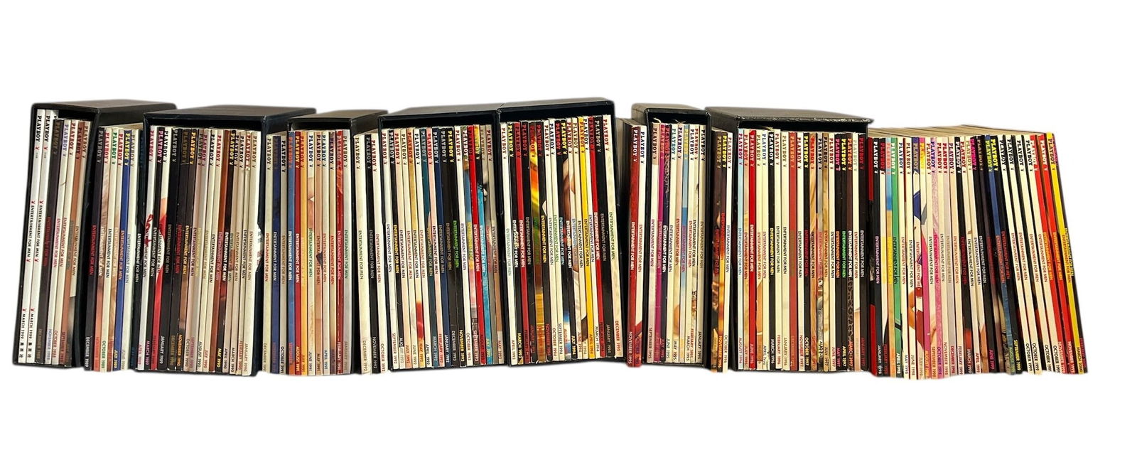 Large Collection Full Calendar Year Set Vintage PLAYBOY Magazines from 1989-1996 (1 of 7)