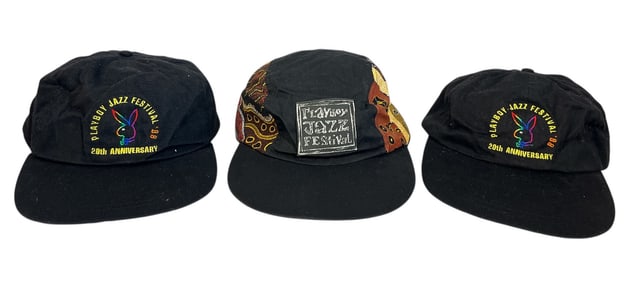 Three Vintage PLAYBOY Jazz Festival Hats