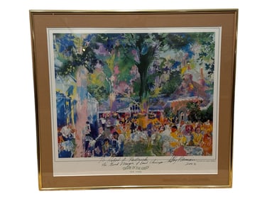 Signed LEROY NEIMAN Print, "Tavern on the Green"