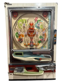A Vintage Japanese Nishijin Pachinko "Shiroi Kamome" Coin Op Pinball Machine