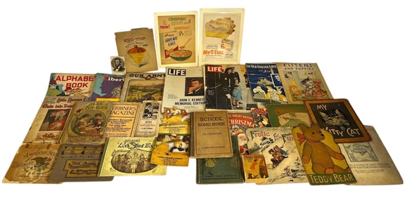 Collection of Early 1900's Historical & Children's Ephemera