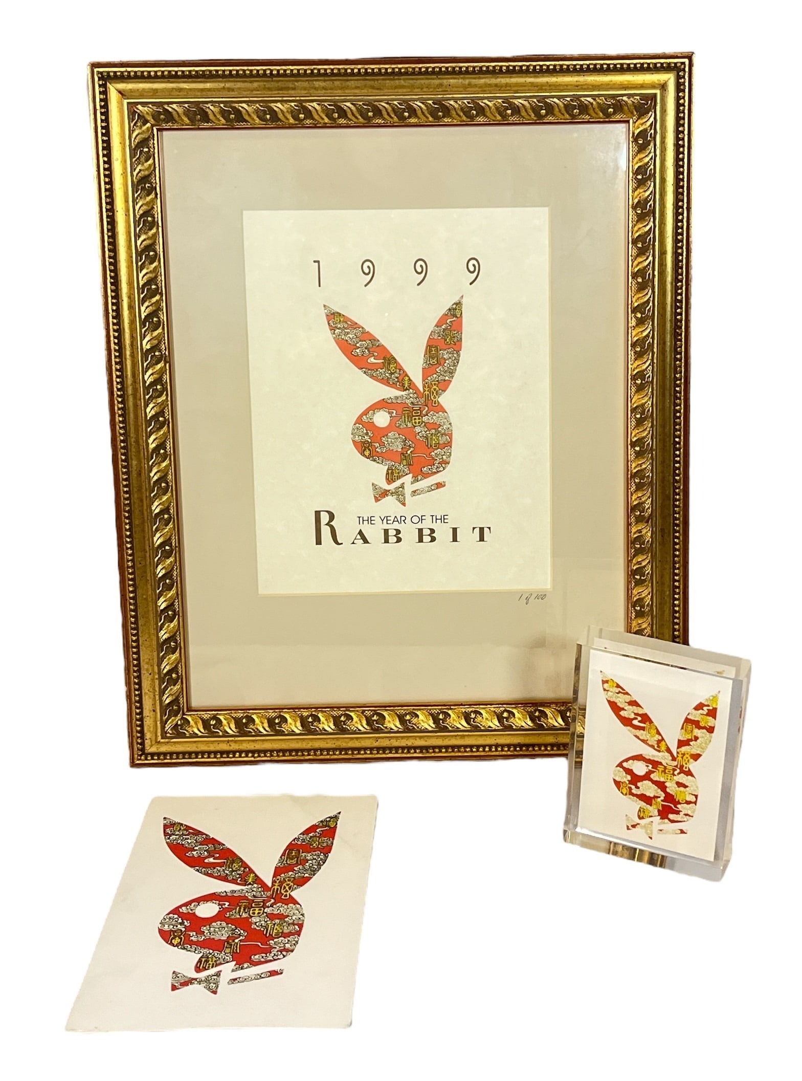 1999 PLAYBOY Year of the Rabbit Ephemera (1 of 4)