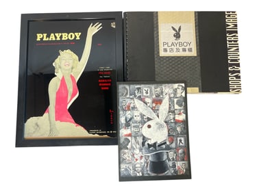 One of a Kind PLAYBOY Artwork & Corporate Photos from Estate Collection
