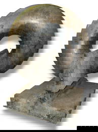 Substantial Biomorphic Abstract Iron & Bronze Sculpture